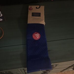 Cherokee Wide Calf Blue Compression Socks